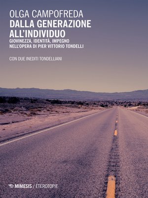 cover image of Dalla generazione all'individuo
